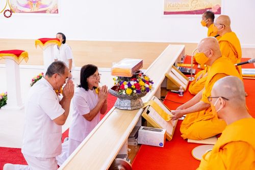ภาพ No.63963:พิธีทอดกฐินสามัคคี ประจำปีพุทธศักราช 2565 ณ วัดพระธรรมกายจอร์เจีย ประเทศสหรัฐอเมริกา วันอาทิตย์ที่  23  ตุลาคม  พ.ศ. 2565