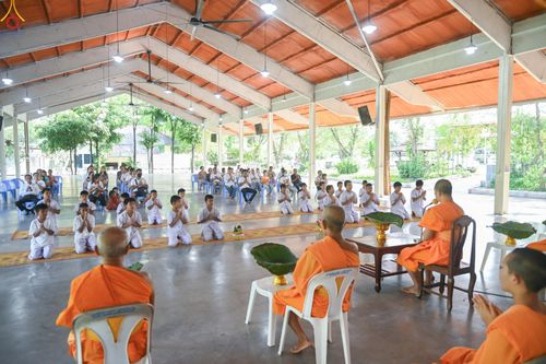 ภาพ No.317363:วันพุธที่ 1 เมษายน พ.ศ. 2569 พิธีตัดปอยผมยุวธรรมทายาท โครงการบรรพชาสามเณรฟื้นฟูพระพุทธศาสนา (ภาคฤดูร้อน) ปิดเทอมเติมธรรม ณ ศูนย์ปฏิบัติธรรมบุญประสาน จ.สระบุรี