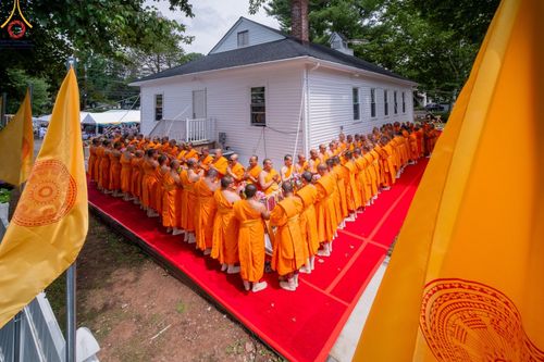 ภาพ No.144856:พิธีประดิษฐานลูกนิมิตมหาสมบัติ ผูกสีมาสถาปนาอุโบสถ บูชาธรรม ๘๐ ปี หลวงพ่อธัมมชโย วันอาทิตย์ที่ ๓๐ มิถุนายน พ.ศ. ๒๕๖๗ วัดพระธรรมกายนิวเจอร์ซี ประเทศสหรัฐอเมริกา