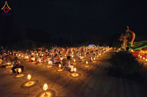 ภาพ No.210814:วันพฤหัสบดีที่ 13 มีนาคม พ.ศ. 2568  สมโภชพระประธานอุโบสถวัดป่าอุบลแก้ว จังหวัดอุบลราชธานี