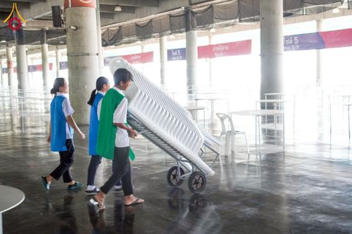 ภาพ No.217591:วันที่ 2-14 เมษายน พ.ศ. 2568 เจ้าหน้าที่เตรียมงานวันคุ้มครองโลก ชุดที่ 1 วัดพระธรรมกาย จ.ปทุมธานี