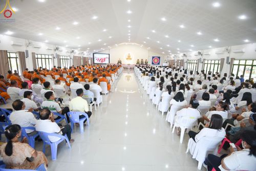 ภาพ No.103556:พิธีถวายจตุปัจจัย และภัตตาหารเป็นสังฆทาน , พิธีมอบอักษรสารตราตั้งฐานานุกรม และพัดยศ , การประชุมคณะสงฆ์ประจำจังหวัดสระบุรี  ณ ศูนย์ปฏิบัติธรรมจังหวัดสระบุรี อ.พระพุทธบาท จ.สระบุรี   วันอังคารที่ 19 ธันวาคม  พ.ศ. 2566