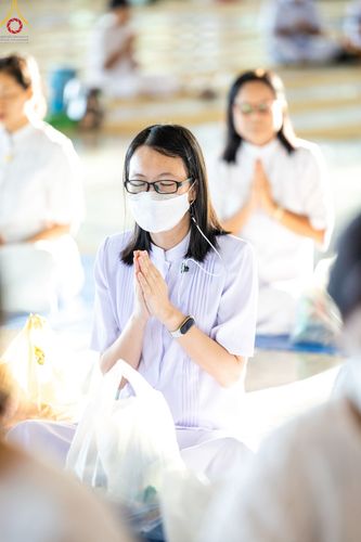 ภาพ No.86805:พิธีตักบาตร , พิธีบูชาข้าวพระ , พิธีจุดเทียนใจ ไฟนิรันดร์ อนันตชัย ในวันอาทิตย์ต้นเดือน 3 กันยายน พ.ศ. 2566 ณ วัดพระธรรมกาย