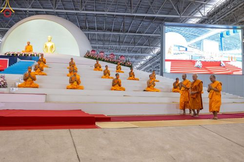 ภาพ No.85470:พิธีมุทิตาสักการะ พระราชาคณะ และพระครูสัญญาบัตร วันอาทิตย์ที่ 30 กรกฎาคม พ.ศ. 2566  ณ สภาธรรมกายสากล วัดพระธรรมกาย