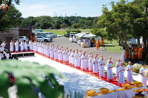ภาพ No.148255:พิธีปฐมอุปสมบท สมโภชอุโบสถ บูชาธรรม 80 ปี หลวงพ่อธัมมชโย  วันอาทิตย์ที่ 11 สิงหาคม พ.ศ. 2567 วัดพระธรรมกายโทชิหงิ ประเทศญี่ปุ่น