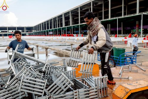 ภาพ No.218749:วันศุกร์ที่ 18 เมษายน พ.ศ. 2568 การเตรียมงานในลานธรรม , พระมหาธรรมกายเจดีย์ เพื่องานวันคุ้มครองโลก 22 เมษายน พ.ศ. 2568