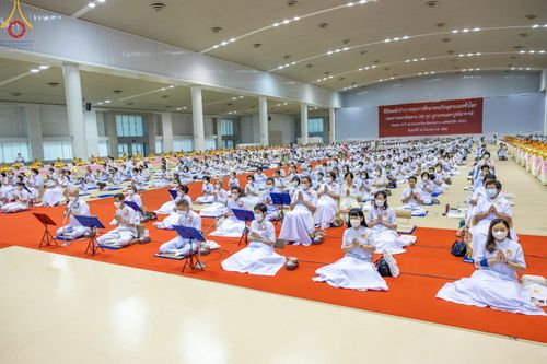 ภาพ No.88233:พิธีทอดผ้าป่าถวายทุนการศึกษาพระภิกษุสามเณรทั่วโลก, มอบโล่ผู้อุปถัมภ์มหาวิทยาลัยฯ ในวันครบรอบสถาปนา 20 ปี มหาวิทยาลัยธรรมกายแคลิฟอร์เนีย (DOU), พิธีถวายมหาสังฆทาน 108 รูป บูชาธรรมมหาปูชนียาจารย์ วันเสาร์ที่ 16 กันยายน พ.ศ. 2566 ณ ห้องแก้วสารพัดนึก1 วัดพระ