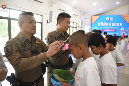 ภาพ No.133364:พิธีตัดปอยผม ธรรมทายาท โครงการบรรพชาสามเณร ฟื้นฟูพระพุทธศาสนาทั่วไทย  ณ ศูนย์ปฏิบัติธรรมจังหวัดสระบุรี อ.พระพุทธบาท จ.สระบุรี  วันที่ 2 เมษายน พ.ศ. 2567