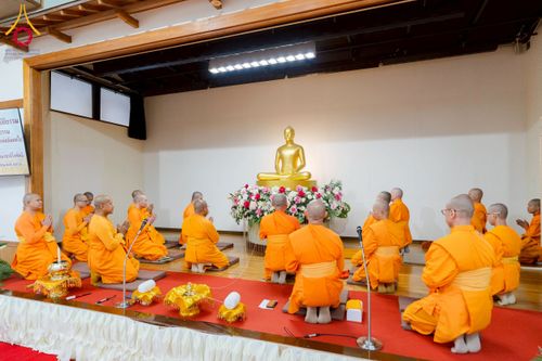 ภาพ No.220933:วันที่ 13 เมษายน พ.ศ. 2568 พิธีโปรยรัตนชาติปฐมเริ่มสถาปนาเจดีย์ และ พิธีเปิดหมู่บ้านปฏิบัติธรรม เพื่อการบรรลุธรรม ณ วัดป่าธรรมกายนานาชาติโทชิหงิ  ประเทศญี่ปุ่น