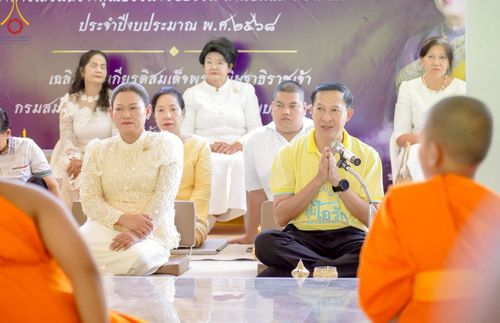 ภาพ No.218150:วันอาทิตย์ที่ 6 เมษายน พ.ศ. 2568 ว่าที่ร้อยตรี ตระกูล โทธรรม ผู้ว่าราชการจังหวัดนราธิวาส เหล่ากาชาดจังหวัดนราธิวาส และเจ้าหน้าที่ข้าราชการทุกภาคส่วน ร่วมถวายภัตตาหารแด่คณะสงฆ์และสามเณรภาคฤดูร้อน ณ ที่พักสงฆ์บ้านร่มเย็น ศูนย์อบรมเยาวชนเมืองนราธิวาส