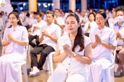 ภาพ No.228745:วันอังคารที่ 10 มิถุนายน พ.ศ. 2568 (วันพระขึ้น 15 ค่ำ เดือน 7) พิธีสวดธัมมจักกัปปวัตตนสูตร ครบ 7,439,000,000 จบ วัดพระธรรมกาย