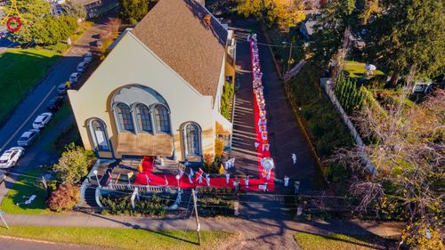ภาพ No.100914:พิธีทอดกฐินบรมจักรพรรดิสร้างทุกสิ่ง ณ วัดพระธรรมกายออเรกอน ประเทศสหรัฐอเมริกา  วันอาทิตย์ ที่ 26 พฤศจิกายน พ.ศ. 2566