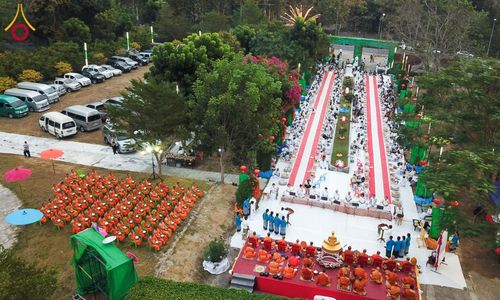 ภาพ No.206729:พิธีตักบาตรพระ 1,000 รูป ปืที่ 7 วันอาทิตย์ที่ 9 กุมภาพันธ์ พ.ศ. 2568 ณ วัดห้วยตองสัก อำเภอจอมทอง จังหวัดเชียงใหม่