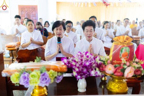 ภาพ No.179503:พิธีทอดกฐิน ณ วัดพุทธสันติธรรม จ.นครปฐม ในโครงการกฐินสามัคคีทั่วไทย 30,000 วัด บูชาธรรม 80 ปี หลวงพ่อธัมมชโย โดยคณะศิษยานุศิษย์วัดพระธรรมกาย วันที่ 26 ตุลาคม พ.ศ. 2567