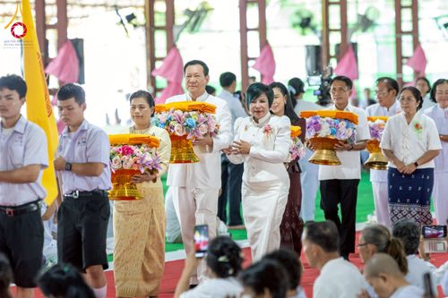 ภาพ No.250251:วันอังคารที่ 7 ตุลาคม พ.ศ. 2568 พิธีทอดผ้าป่าเพื่อสร้าง "ลานอเนกประสงค์พญานาค 4 ตระกูล" ณ พุทธอุทยานนานาชาติ อ.โพนพิสัย จ.หนองคาย