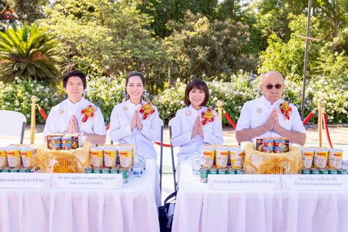 ภาพ No.259278:วันอาทิตย์ที่ 12 ตุลาคม พ.ศ. 2568 พิธีทอดกฐินบรมจักรพรรดิ สร้างอุโบสถ 82 ปี บูชาธรรมหลวงพ่อธัมมชโย ณ วัดพระธรรมกายแคลิฟอร์เนีย ประเทศสหรัฐอเมริกา 