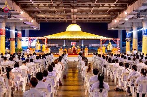 ภาพ No.217370:วันเสาร์ที่ 12 เมษายน พ.ศ. 2568 พิธีฉลองชัยชิตังเม สวดธัมมจักกัปวัตนสูตร ครบ 7,277,818,181 จบ ณ วัดพระธรรมกาย จังหวัดปทุมธานี