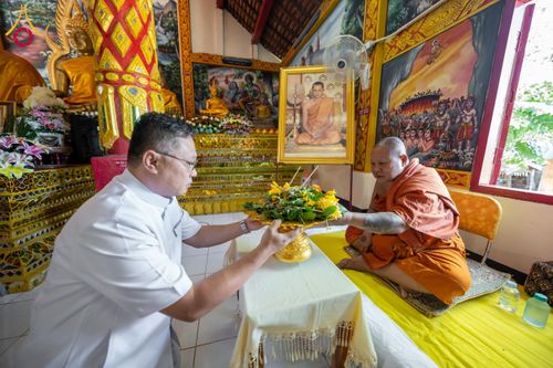 ภาพ No.171025:พิธีทอดกฐิน ณ วัดห้วยทราย จ.เชียงใหม่ ในโครงการกฐินสามัคคีทั่วไทย 30,000 วัด บูชาธรรม 80 ปี หลวงพ่อธัมมชโย โดยคณะศิษยานุศิษย์วัดพระธรรมกาย วันที่ 27 ตุลาคม พ.ศ. 2567