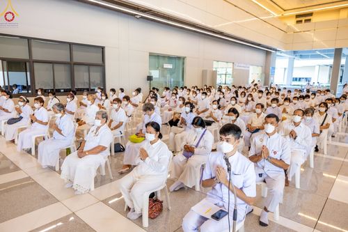 พิธีเปิดห้องนิทรรศการเพื่อสันติภาพโลก World Peace Lies Within ONE MAN'S VISION   วาระอายุวัฒนมงคล 83 ปี หลวงพ่อทัตตชีโว ณ ชั้น 2 อาคาร 100 ปี คุณยายอาจารย์ฯ วัดพระธรรมกาย วันพฤหัสบดีที่ 21 ธันวาคม พ.ศ. 2566