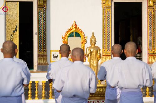 ภาพ No.101192:พิธีบรรพชาธรรมทายาท ในโครงการอุปสมบทบูชาธรรม มหาปูชนียาจารย์ พ.ศ. 2566 ณ วัดสองพี่น้อง สุพรรณบุรี วันที่ 5 ธันวาคม พ.ศ. 2566