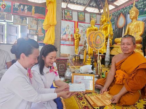 ภาพ No.270150:วันที่ 28 ตุลาคม พ.ศ. 2568 พิธีทอดกฐินสามัคคีทั่วไทย ณ วัดสระโพนทอง ต.โพนทอง  อ.หนองเรือ จ.ขอนแก่น โดยคณะศิษยานุศิษย์ บูชาธรรม 81 ปี หลวงพ่อธัมมชโย