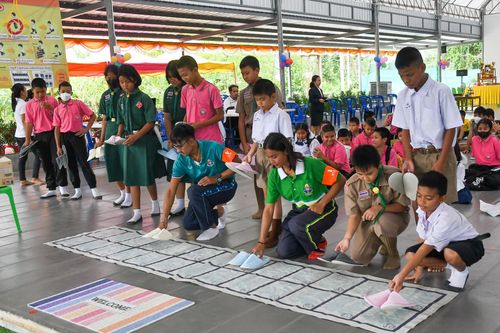 ภาพ No.106842:วันรวมพลังเด็กดี V-Star ผู้นำฟื้นฟูศีลธรรมโลก ยะลา ณ ศูนย์ปฏิบัติธรรมและอบรมเยาวชนเมืองยะลา วันที่ 27 ธันวาคม พ.ศ. 2566