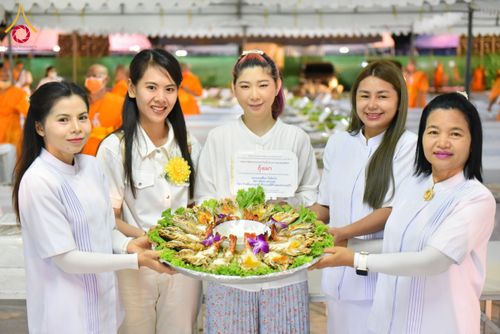 ภาพ No.118687:พิธีถวายภัตตาหารเป็นสังฆทาน แด่คณะพระธรรมยาตรา วันที่ 25 มกราคม พ.ศ. 2567 ณ อนุสรณ์สถานบางนางแท่น จ.นครปฐม