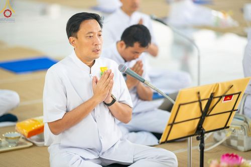 ภาพ No.212619:วันพฤหัสบดีที่ 20 มีนาคม พ.ศ. 2568 พิธีเจริญพระพุทธมนต์ เนื่องในอายุวัฒนมงคลครบ 74 ปี พระภาวนาธรรมวิเทศ วิ. (ภูเบศ ฌานาภิญโญ) ณ หอฉันคุณยายฯ วัดพระธรรมกาย