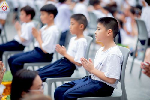 ภาพ No.213626:วันอาทิตย์ที่ 30 มีนาคม พ.ศ. 2568 พิธีตัดปอยผม โครงการหน่อแก้วเปรียญธรรม รุ่นที่ 13 ณ ค่ายจองแชมป์ หมู่กุฏิสามเณรเปรียญธรรม วัดพระธรรมกาย