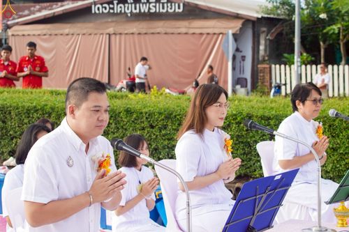 ภาพ No.229817:วันพฤหัสบดีที่ 26 มิถุนายน พ.ศ. 2568 พิธีตักบาตรพระ 1,165 รูป ฉลองก่อตั้งเมืองวานรนิวาส ครบรอบ 164 ปี ณ ถนนวานรนิวาส-อากาศอำนวย อ.วานรนิวาส จ.สกลนคร