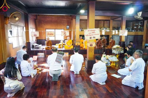 พิธีทอดกฐินสมทบวัดกัลยาณมิตร วัดป่าพระทัมเทพวง สปป.ลาว หลวงปู่สุวันคำ จันทสาโร วันที่ 23 พฤศจิกายน พ.ศ. 2566