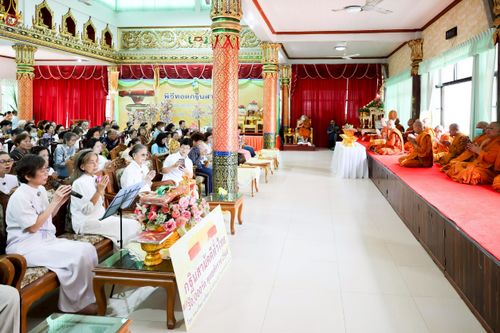 ภาพ No.250219:วันพุธที่ 8 ตุลาคม พ.ศ. 2568 พิธีทอดกฐินสามัคคีทั่วไทย 30,000 วัด โดยคณะศิษยานุศิษย์ บูชาธรรม 81 ปี หลวงพ่อธัมมชโย ณ วัดทัศนารุณสุนทริการาม กรุงเทพฯ