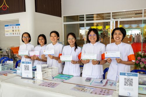 ภาพ No.148552:พิธีบุพเปตพลี, พิธีทอดผ้าป่า, พิธีไถ่ชีวิตโค 80 ตัว ให้ชีวิตสัตว์เป็นทาน ณ ศูนย์ปฎิบัติธรรมภาคใต้ อ.บางกล่ำ จ.สงขลา วันเสาร์ที่ 10 สิงหาคม พ.ศ. 2567