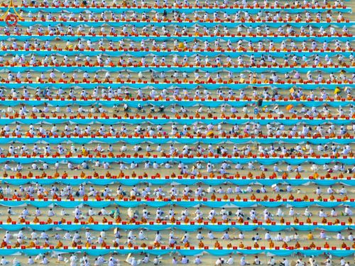 ภาพ No.221652:วันอังคารที่ 22 เมษายน พ.ศ. 2568 ภาพพิธีถวายมหาสังฆทานคณะสงฆ์ 40,000 กว่าวัดทั่วประเทศ เนื่องในวันคุ้มครองโลก ชุดที่ 2 (ปลื้มให้สมการรอคอย) ณ ลานธรรมพระมหาธรรมกายเจดีย์ วัดพระธรรมกาย