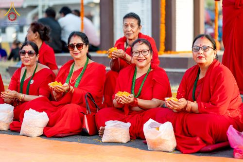 ภาพ No.212992:วันที่ 14 - 15 มีนาคม พ.ศ. 2568 คณะสงฆ์และสามเณรเดินธรรมยาตรา ในโครงการบวชสามเณรเนปาล 500 รูป ไปยังสถานที่รอบมายาเทวีและลุมพินีเกรด ณ ลุมพินี ประเทศเนปาล