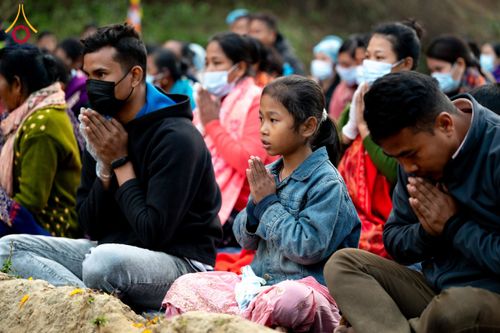 ภาพ No.131065:Photo Story ปฐมบรรพชาชาวพุทธมาร์มา Episode 4/5 วันที่ 13 กุมภาพันธ์พ.ศ. 2567 ณ วัดธัมจักร อรัญกุฏิ บังกลาเทศ