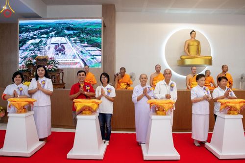 ภาพ No.148678:พิธีบุพเปตพลี, พิธีทอดผ้าป่า, พิธีไถ่ชีวิตโค 80 ตัว ให้ชีวิตสัตว์เป็นทาน ณ ศูนย์ปฎิบัติธรรมภาคใต้ อ.บางกล่ำ จ.สงขลา วันเสาร์ที่ 10 สิงหาคม พ.ศ. 2567