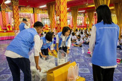 ภาพ No.203607:พิธีทอดผ้าป่าทำนุบำรุงศาสนสถาน ณ วัดตะเคียน ตำบลบางคูเวียง อำเภอบางกรวย จังหวัดนนทบุรี ในโครงการธรรมยาตรา กตัญญูบูชา มหาปูชนียาจารย์ พระมงคลเทพมุนี(สด จนฺทสโร) พระผู้ปราบมาร อนุสรณ์สถาน 7 แห่ง ปีที่ 13 วันที่ 29 มกราคม พ.ศ. 2568