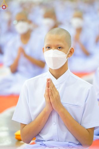 ภาพ No.79827:พิธีขอบรรพชา , พิธีคล้องอังสะ พิธีขอสรณคมน์และศีล , พิธีขอนิสสัย ในโครงการบรรพชาสามเณรฟื้นฟูพระพุทธศาสนาทั่วไทย วันเสาร์ที่ 8 เมษายน พ.ศ.2566