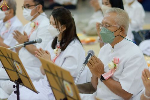 ภาพ No.72878:พิธีถวายภัตตาหารเป็นสังฆทาน แด่คณะพระธรรมยาตราฯ ในโครงการธรรมยาตรากตัญญูบูชา มหาปูชนียาจารย์ พระมงคลเทพมุนี(สด จนฺทสโร) พระผู้ปราบมาร อนุสรณ์สถาน 7 แห่ง ปีที่ 11 วันที่ 20 มกราคม พ.ศ. 2566
