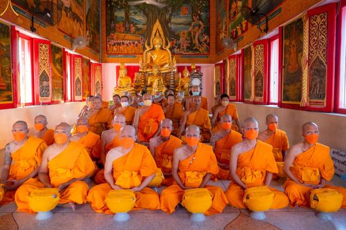 ภาพ No.66246:พิธีอุปสมบท วัดราษฎร์นิยมธรรม  อ.บางพลี จ.สมุทรปราการ รับบุญจัดงานโดยสำนักสถาบันพัฒนาเยาวชนโลก เมื่อวันที่ 7 ธันวาคม พ.ศ. 2565