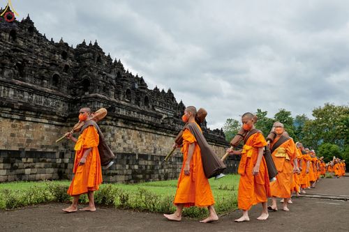 ภาพ No.68437:ธรรมยาตรา ณ มหาเจดีย์บรมพุทโธ ประเทศอินโดนีเซีย วันที่ 24 ธันวาคม พ.ศ. 2565