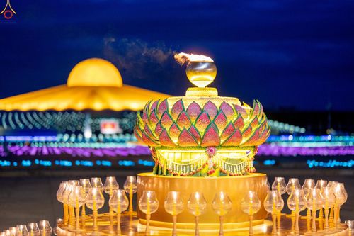 ภาพ No.345871:วันพฤหัสบดีที่ 27 สิงหาคม พ.ศ.2569 พิธีฉลองชัยสวดมนต์บทธัมมจักกัปปวัตตนสูตร 8,657,585,858 จบ ณ มหารัตนวิหารคด วัดพระธรรมกาย