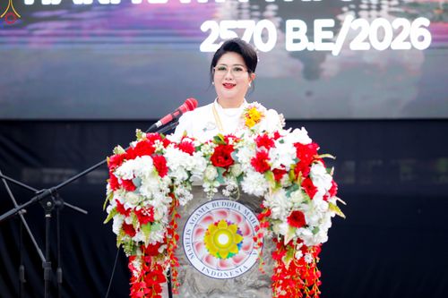 ภาพ No.331913:วันอาทิตย์ที่ 31 พฤษภาคม พ.ศ. 2569 สมาคมมหานิกายอินโดนีเซีย (MBMI) , สมาคมวาลูบี้ (WALUBI) , มูลนิธิธรรมกาย , การท่องเที่ยวและการบินแห่งอินโดนีเซีย (injourney destinations) , สหภาพพระธรรมทูตไทยในอินโดนีเซีย-แอฟริกา และเครือข่าย คณะสงฆ์มหายาน , วัชรยาน แล