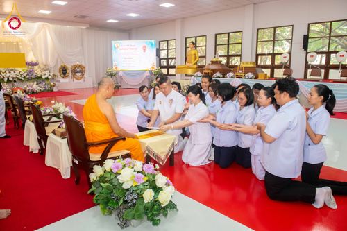 ภาพ No.316178:วันเสาร์ที่ 28 มีนาคม พ.ศ. 2569 พิธีบำเพ็ญกุศล คุณพ่อณรงค์ จินตมากุล  สิริอายุ 99 ปี 11 เดือน โยมบิดา พระครูปลัดรัตนวีรวัฒน์ (รังสฤษดิ์ อิทฺธิจินตโก) ที่ปรึกษาเจ้าคณะจังหวัดปทุมธานี เจ้าอาวาสวัดพระธรรมกาย  ณ ห้องปลูกศรัทธา 2 วัดพระธรรมกาย ปทุมธานี