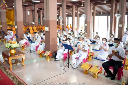 ภาพ No.69131:พระธรรมยาตรา ปฏิบัติศาสนกิจ ทำนุบำรุงศาสนสถาน, สวดธรรมจักร, ปฏิบัติธรรม ร่วมกับชุมชน,นักเรียนเด็กดีวีสตาร์ และร่วมพิธีทอดผ้าป่าบำรุงศาสนสถาน ในโครงการธรรมยาตรากตัญญูบูชา มหาปูชนียาจารย์ พระมงคลเทพมุนี(สด จนฺทสโร) พระผู้ปราบมาร อนุสรณ์สถาน 7 แห่ง ปีที่ 11