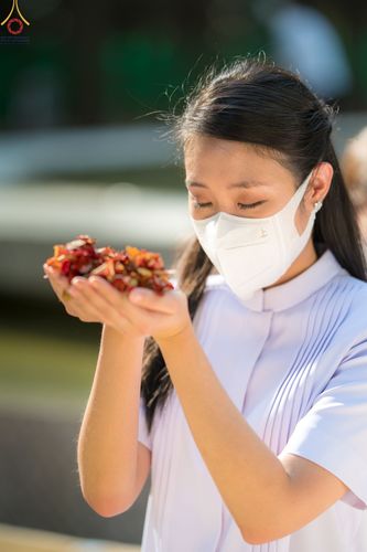 ภาพ No.70806:พิธีต้อนรับพระธรรมยาตรา ในโครงการธรรมยาตรากตัญญูบูชา มหาปูชนียาจารย์ พระมงคลเทพมุนี(สด จนฺทสโร) พระผู้ปราบมาร อนุสรณ์สถาน 7 แห่ง ปีที่ 11 วันที่ 14 มกราคม พ.ศ. 2566 ณ อนุสรณ์สถานลำดับที่ 3 สถานที่เกิดในเพศสมณะ วัดสองพี่น้อง อ.สองพี่น้อง จ.สุพรรณบุรี
