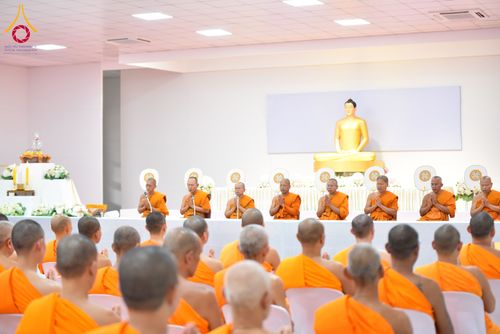 ภาพ No.280666:วันศุกร์ที่ 12 ธันวาคม พ.ศ.2568 พิธีบำเพ็ญกุศลปัญญาสมวาร (50 วัน) อุทิศถวายพระราชกุศลแด่ “พระพันปีหลวง” ณ วัดพระธรรมกาย