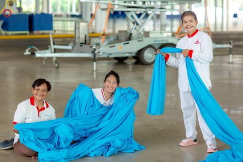 ภาพ No.218626:วันพฤหัสบดีที่ 17 เมษายน พ.ศ. 2568 การเตรียมงานในลานธรรม , สภาธรรมกายสากล , วิหารคด  เพื่องานวันคุ้มครองโลก 22 เมษายน พ.ศ. 2568