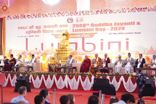 ภาพ No.138745:รัฐบาลประเทศเนปาล โดยการสนับสนุนจากวัดไทยลุมพินี และวัดพระธรรมกาย จัดงานพุทธชยันตีถวายเป็นพุทธบูชา ณ วิหารมายาเทวี ลุมพินี สถานที่ประสูติแห่งองค์สมเด็จพระสัมมาสัมพุทธเจ้า ประเทศเนปาล เนื่องในวันวิสาขบูชาที่ 22-23 พฤษภาคม พ. ศ. 2567